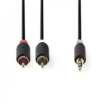 3.5MM-ES DUGÓ - 2DB RCA DUGÓ SZTEREO