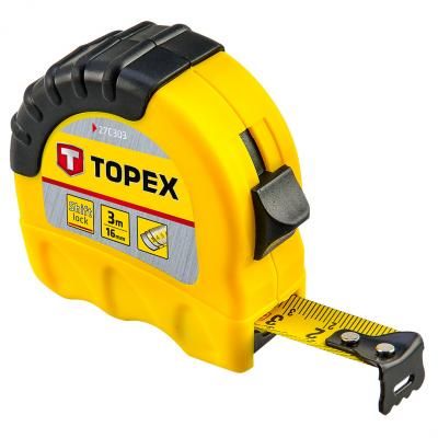 TOPEX mérőszalag 3m/16mm,shk shiftlock