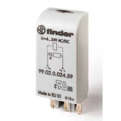 Relé modul LED zöld 110-240V AC/DC