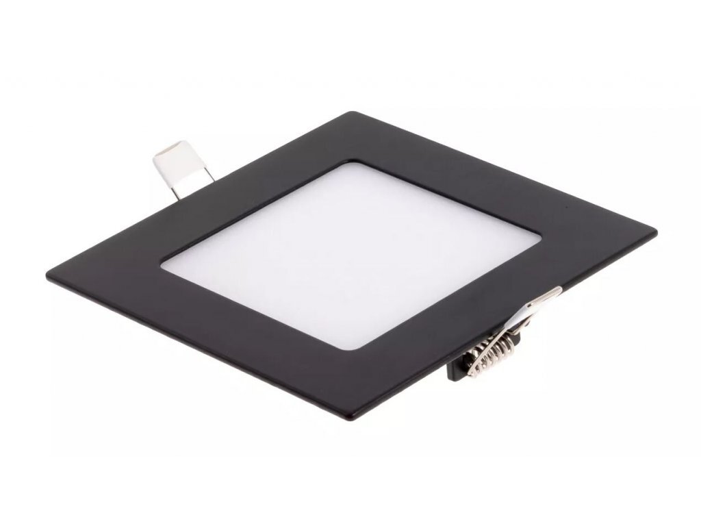 MIDEA LED panel négyzet fekete 12W 3000/4000/6000K 720lm süllyesztett,alumínium