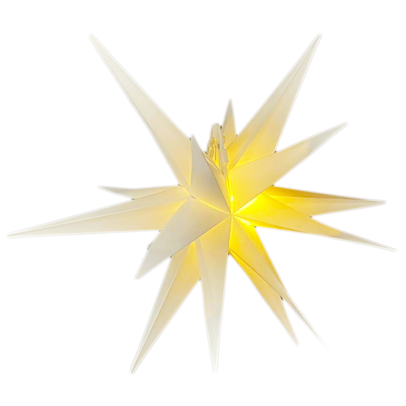 Xmas 3d csillag melegfehér