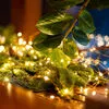 Xmas micro LED-es fényfüzér, 20db melegfehér LED