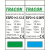 Túlfeszültség levezető T1+T2 AC 3+1P 12,5 ESPD1+2-12.5-1+1P