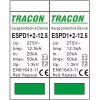 Túlfeszültség levezető T1+T2 AC 2P 12,5kA ESPD1+2-12.5-2P