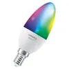 LED gyertya E14 4,9W multicolor RGB SMART