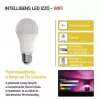 GOSMART LED izzó E27 9W 806lm RGB, dimmelhető, wifi