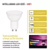 GOSMART LED izzó GU10 4,8W 400lm, RGB, dimmelhető, wifi