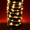 Xmas LED-es micro fényfüzér kültéri 10ágú/20db.micro LED, melegfehér