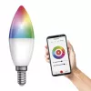 GOSMART LED izzó E14 gyertya 4,8W 470lm RGB, dimmelhető, wifi