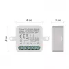 GOSMART kapcsolómodul IP-2102SZ, ZigBee, 2 csatornás