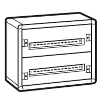 XL3 160 2 sor 48 modul fali előszerelt elosztószekrény