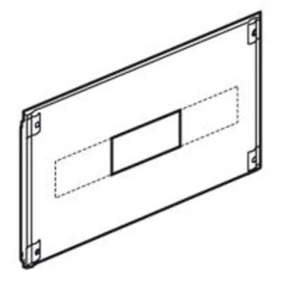 XL3 4000 fém előlap 300 mm 24 modul DPX-is 630 készülékhez