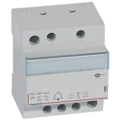 LEXIC transzformátor 230/ 8-12V 24VA 230V / 12V-8V - 24VA 4 modul