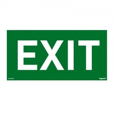 Piktogram ura one exit öntapadós