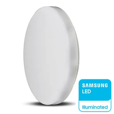 SAMSUNG chip V-TAC IP44 LED panel falon kívüli 15W kör  hideg fehér