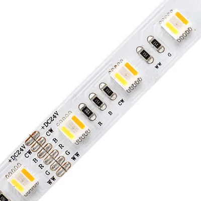 LED szalag 24V IP20 SMD5050 60 LED RGB+CW+WW full color