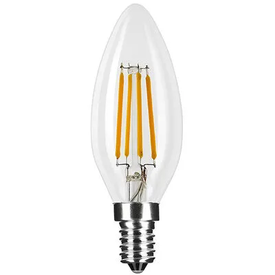 LED E14 7W gyertya filament dim 230V 806lm