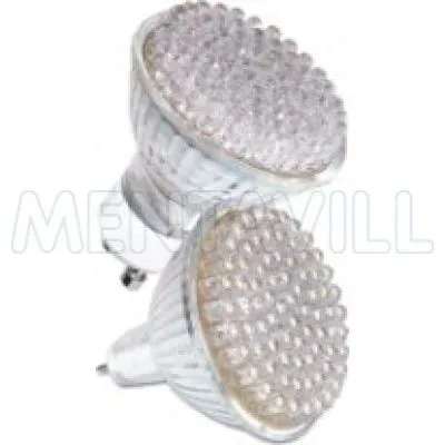 LED GU10 4 W 80LED 80° meleg fehé