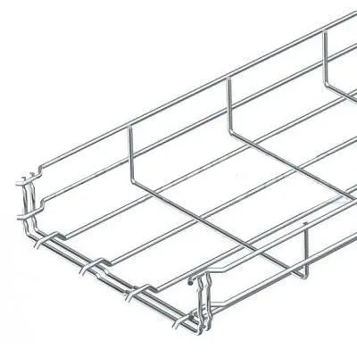 Kábeltálca rácsos 55X400mm 55x400x3000mm GRM acél galvanizált horganyzott