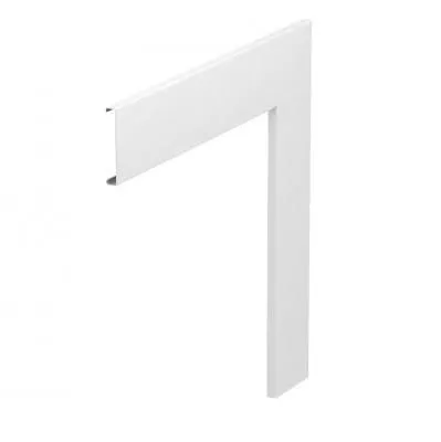 Lapos sarok fedél 70x110mm fehér