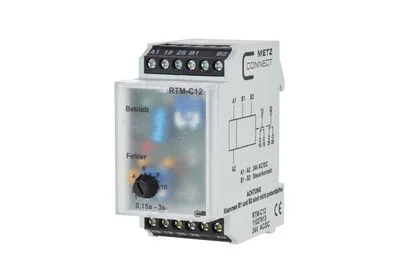 Időzítő relé RTM-C12 24V AC/DC 0,15-3 s metz connect