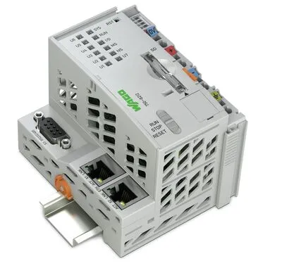 WAGO vezérlő PFC200 2. generáció 2x ethernet RS-232/-485