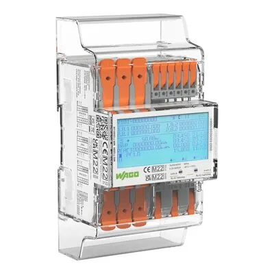 WAGO fogyasztásmérő 3x230/400V 2xs0 interfész