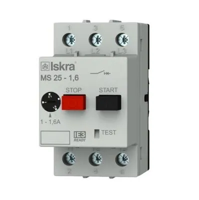 Motorvédő ISKRA MS25-16 1-1,6A