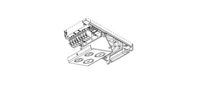 Frekvenciaváltó csatlakozó fedél 195N1902 danfoss