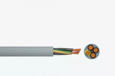 YSLY-OB 2x0,75 (100m) 300/500V, szürke RAL7001