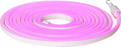 LED fénytömlő lapos/2 oldalas kültéri pink5m @