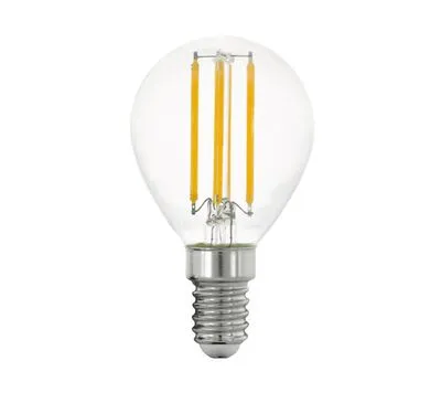 LED fényforrás E14 P45 4W 2700K 470lm átlátszó@ EGLO-11761 helyett