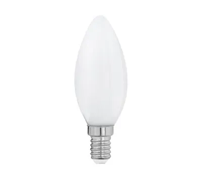 LED fényforrás E14 C35 4W 2700K 470lm opál@ EGLO-11602 helyett