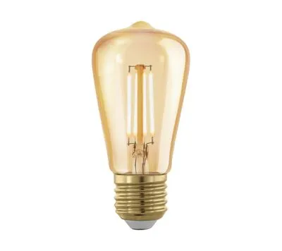 LED fényforrás E27 ST48 4W 1700K 300lm am@ EGLO-11695 helyett