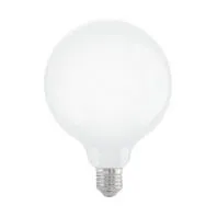 LED fényforrás E27 G125 7,5W 2700K opál@ EGLO-11929 helyett