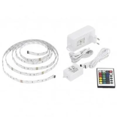 LED fénysor 3m 30db RGB LED/m+tár@