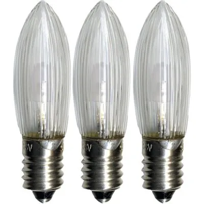 LED E10 fényforrás/3 3X0,2W 5,5lm 210