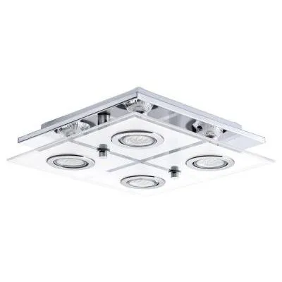 Mennyezeti ss LED-eslámpa 4*x2,5W szögletes h:13549 cabo GU10