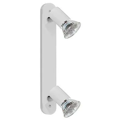 MINI LED-es fali GU10 2x3W fehér@ 2X200lm