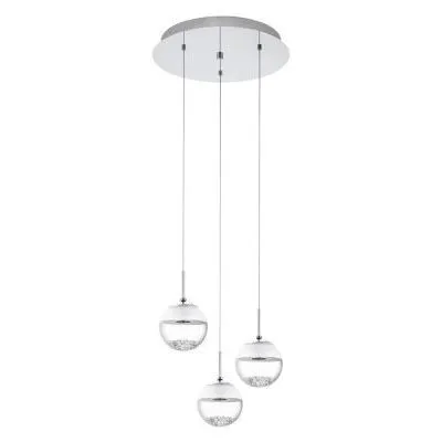 MONTEFIO 1 LED-es függeszték 3x5W króm GL3178