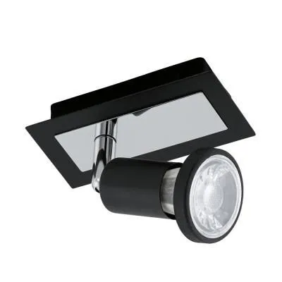 SARRIA LED-es fali GU10 1x5W fekete 1*400lm