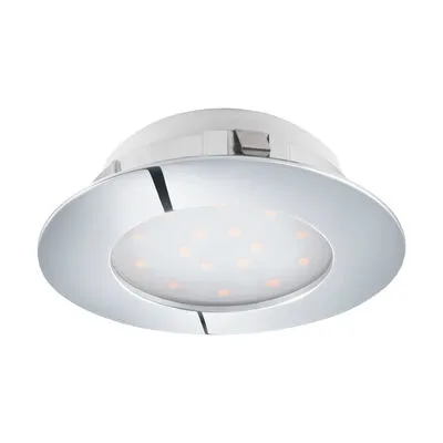 LED-es beépíthető 12W 10,2cm króm PINEDA