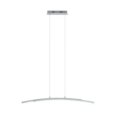 LED-es függeszték 21W 96cm@ króm/átlátszó PERTINI