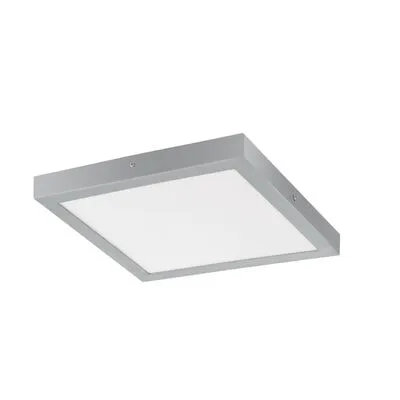 FUEVA 1 LED mennyezeti 25W 3000K 40x40cm@ ezüst