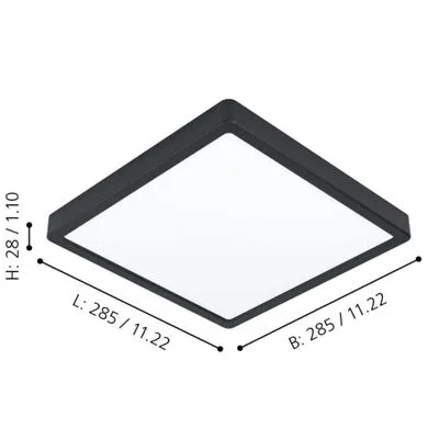 FUEVA Z LED ZIGCCT mennyezeti IP44