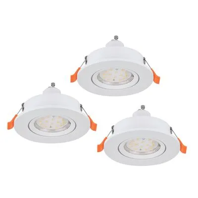 LED beépíthető szpot GU10 3x5W fehér saperet@