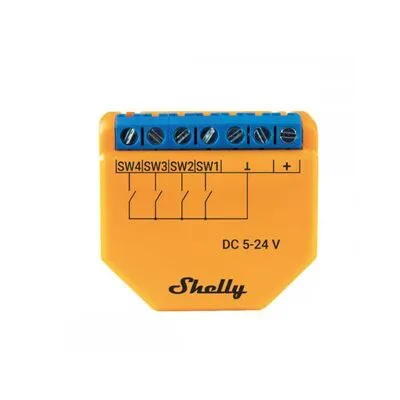 Shelly PLUS i4 DC WiFi modul@