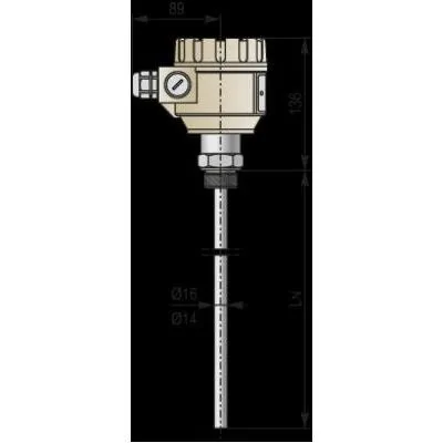 NIVOCAP SZINTÁV.130°C 1,2m 4-20mA 1