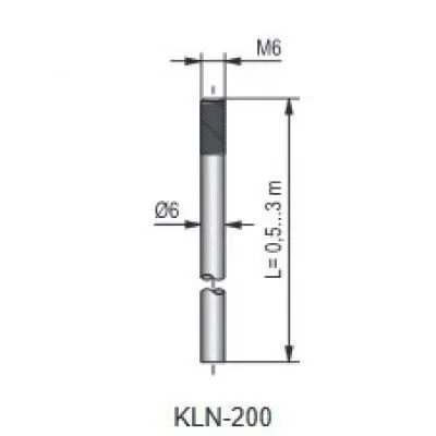 NIVOCONT KLN205 0,5m SZONDASZÁR ROZSDAMENTES ACÉL KLN2050M