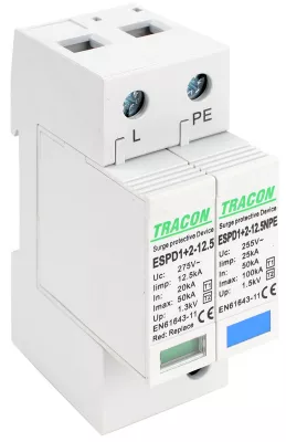 Túlfeszültség levezető T1+T2 AC 3+1P 12,5 ESPD1+2-12.5-1+1P